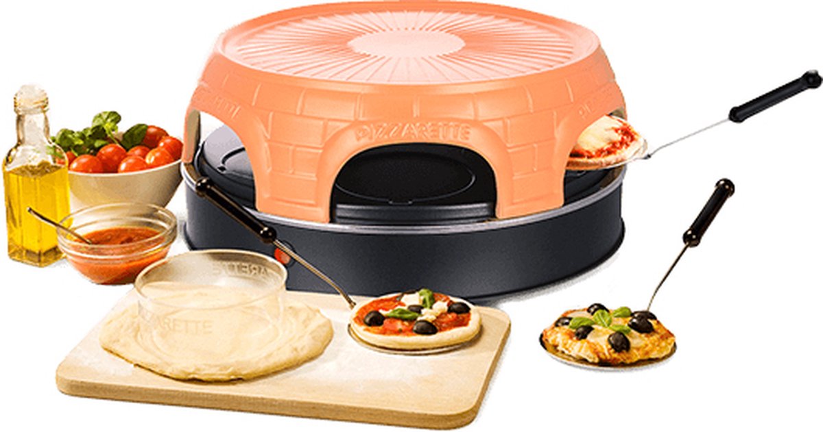 Emerio PO-115848.1 Terracotta Pizzaoven 6 Persoons