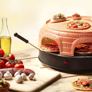 Emerio PO-115848.1 Terracotta Pizzaoven 6 Persoons