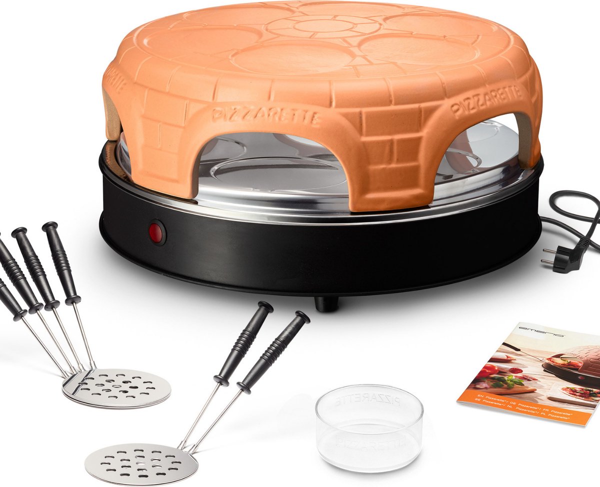 Emerio PO-115848.1 Terracotta Pizzaoven 6 Persoons