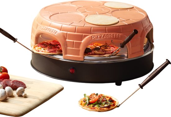 Emerio PO-115848.1 Terracotta Pizzaoven 6 Persoons