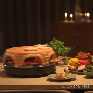 Emerio PO-116124.1 Terracotta Koepel Oven 8 Persoons