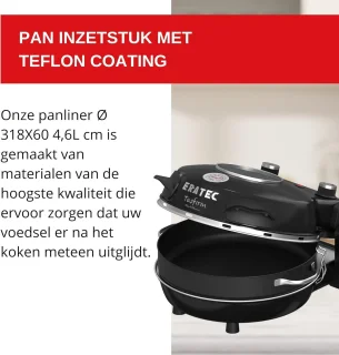 Eratec Tasfirin traditionele pizzaoven