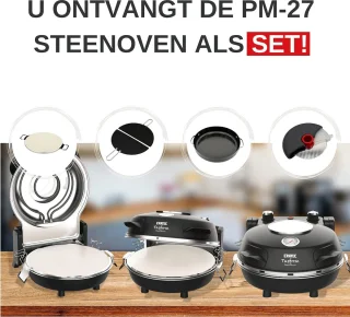 Eratec Tasfirin traditionele pizzaoven