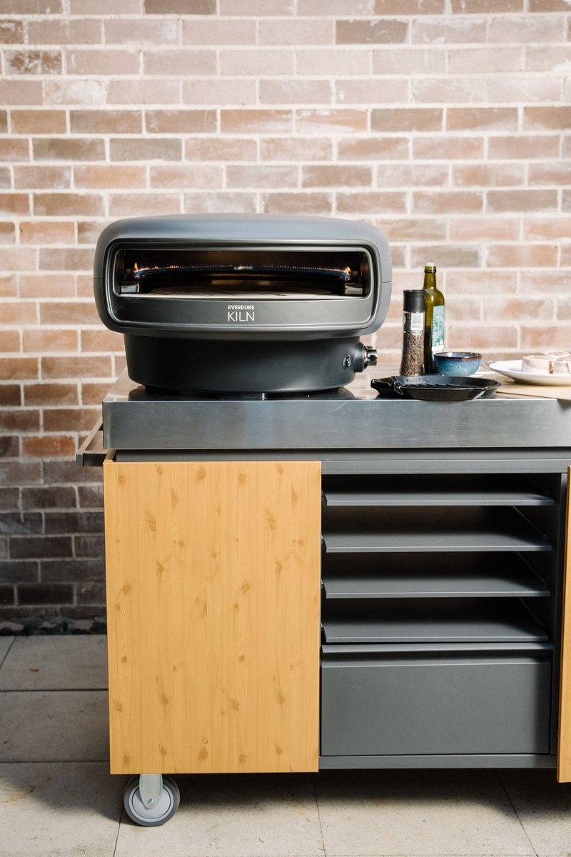 Everdure KILN 2 Pizzaoven Grijs Roestvast Staal