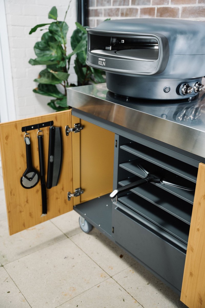 Everdure KILN 2 Pizzaoven Grijs Roestvast Staal