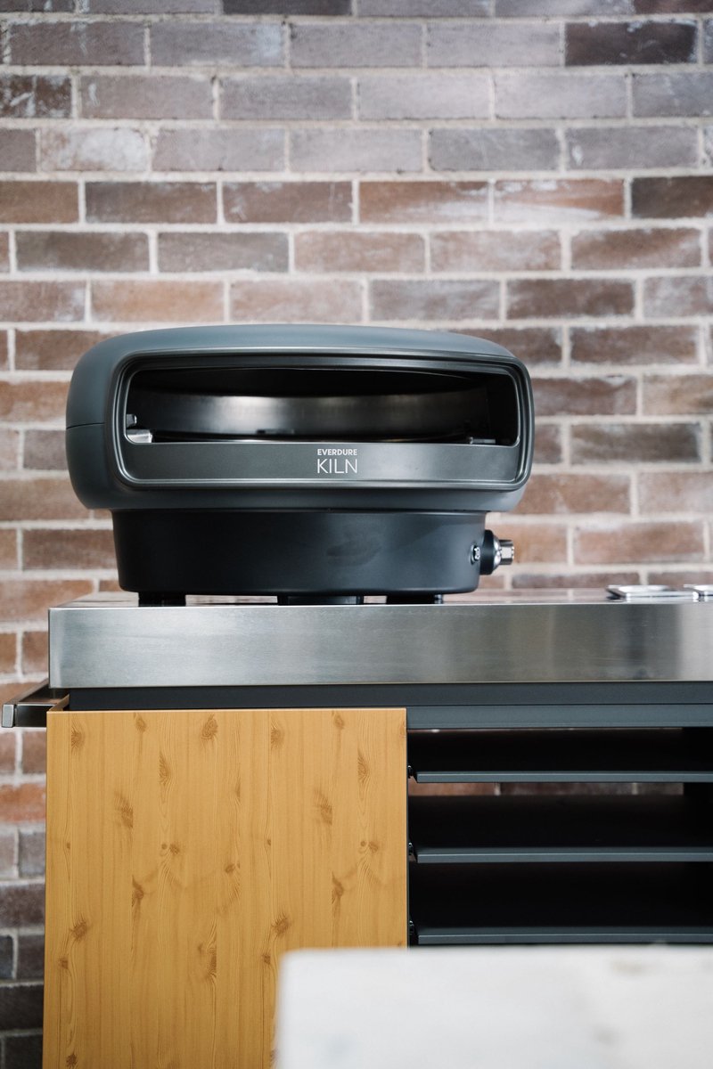 Everdure KILN 2 Pizzaoven Grijs Roestvast Staal