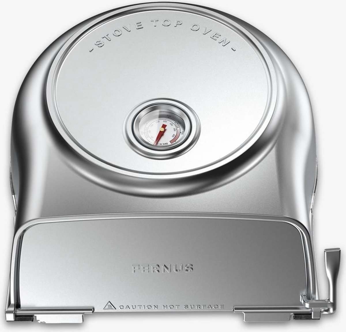FERNUS Polished Aluminium Pizzaoven