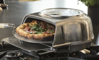 FERNUS Polished Aluminium Pizzaoven