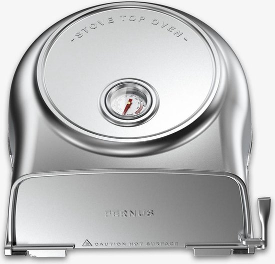 FERNUS Polished Aluminium Pizzaoven