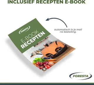 Foresta Pizzaoven 6 Persoons Met Pizzasteen
