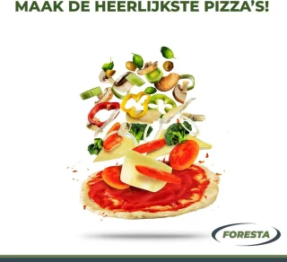 Foresta Pizzaoven 6 Persoons Met Pizzasteen