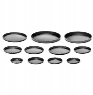Forgast FG02622 pizzabakplaat 22 cm rond van staal
