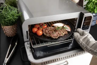 Gastronoma 18310019 Pizzaoven en Airfryer RVS 18L 2000W