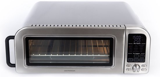 Gastronoma 18310019 Pizzaoven en Airfryer RVS 18L 2000W