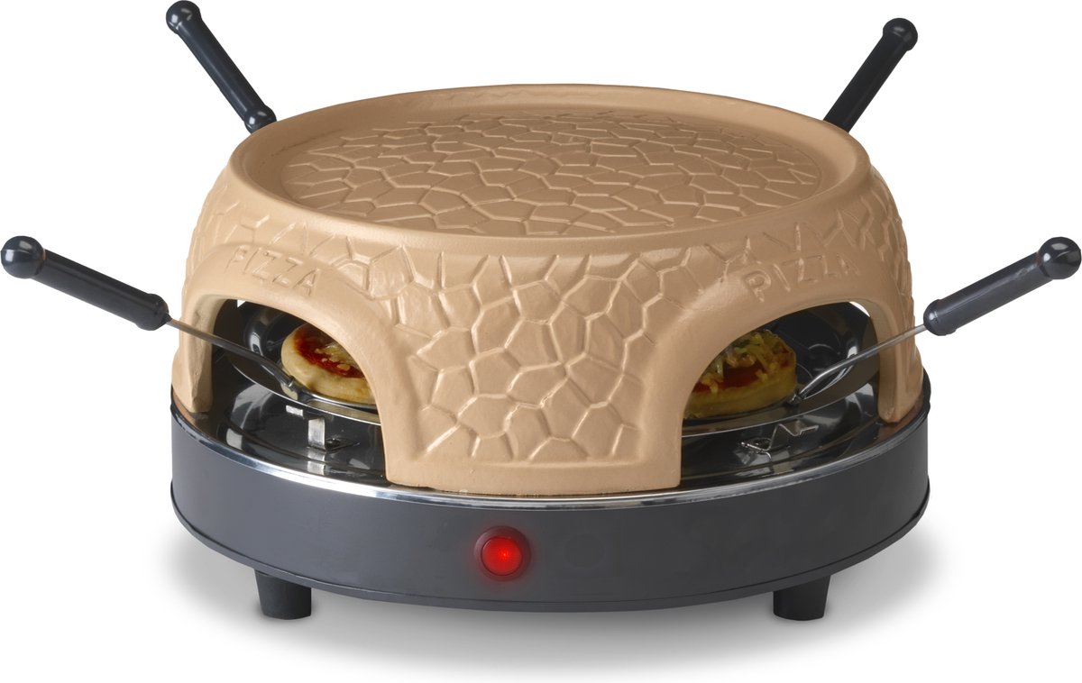 Gastronoma Pizza Oven 4 Personen Keramiek Grijs 18310016