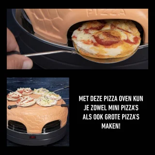 Gastronoma Pizzaoven 6-persoons Keramiek/Grijs 18310017