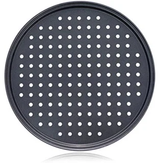Geperforeerde pizzapan set 2x30 cm