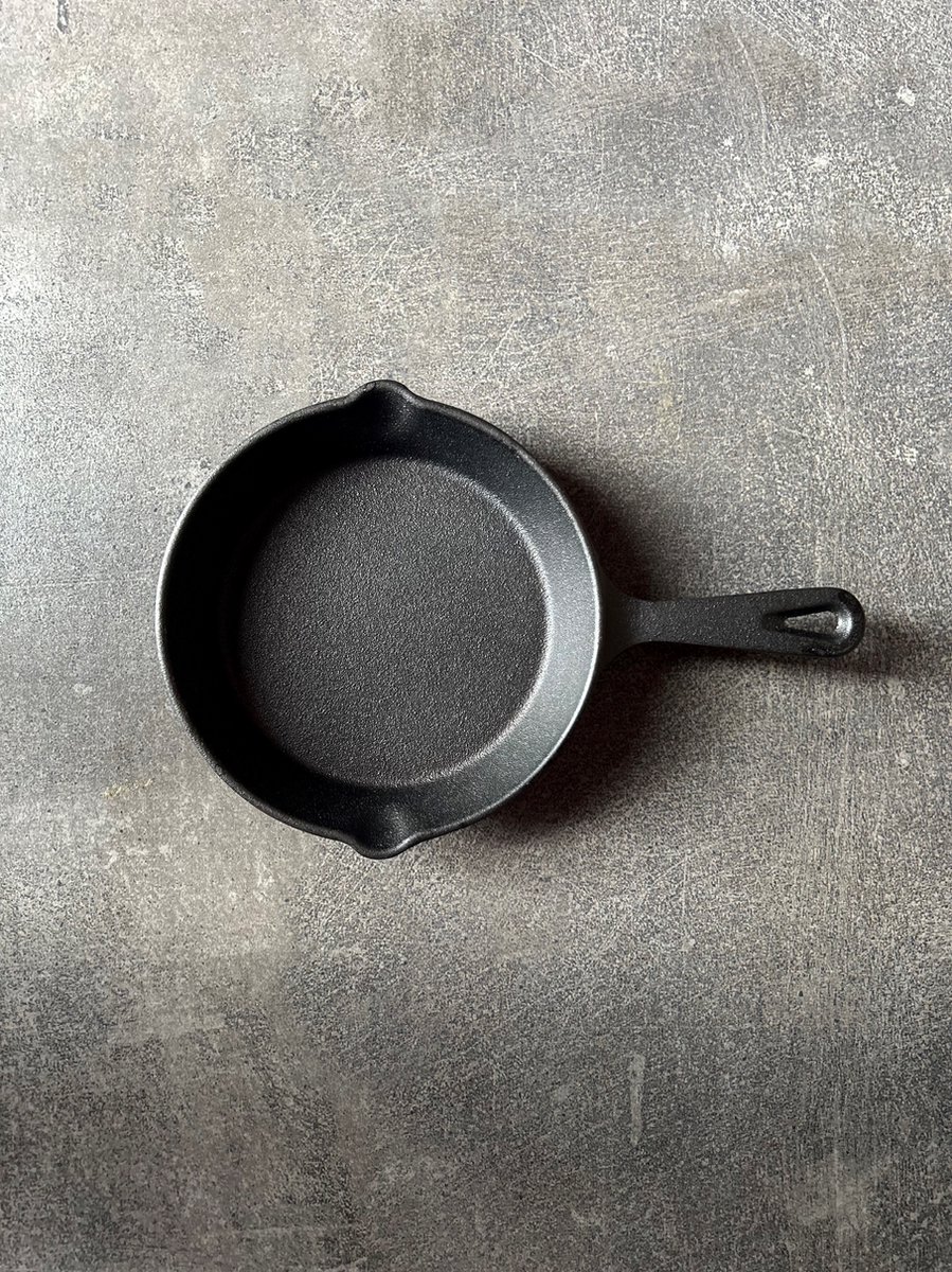 Gietijzeren grillpan pizzaoven 16 cm klein