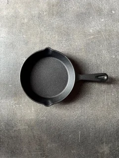 Gietijzeren grillpan pizzaoven 16 cm klein