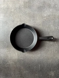 Gietijzeren grillpan pizzaoven 16 cm klein