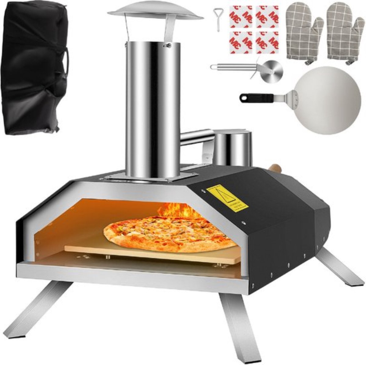 Gourmet Barbecue Pizza Oven Roestvrij Staal