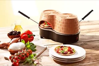 Gourmet Terracotta Klei Pizza Kap 21x22x32 cm