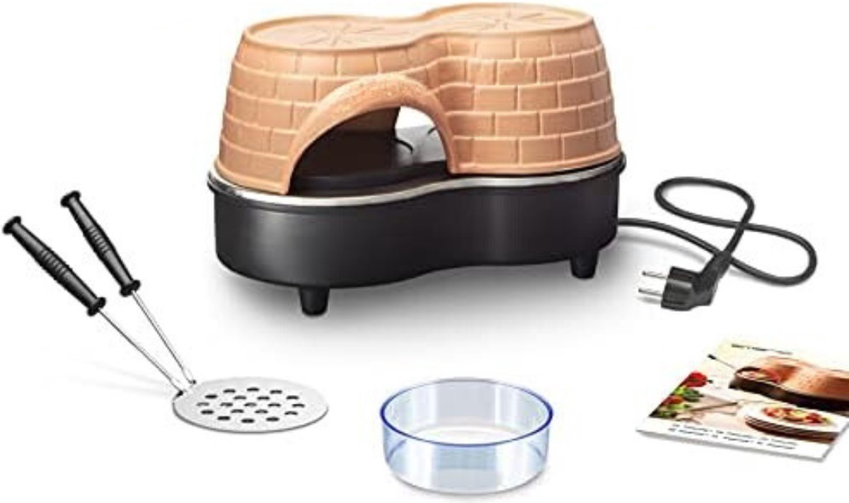 Gourmet Terracotta Klei Pizza Kap 21x22x32 cm