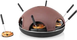 Gourmet Terracotta Pizzaoven 6 Personen Bruin