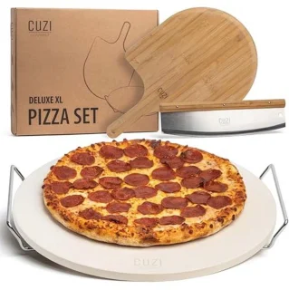 Gourmet XL Pizzasteenset - 3-delig