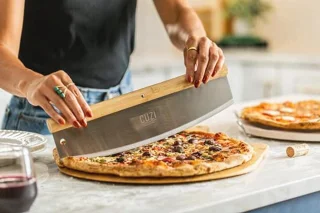 Gourmet XL Pizzasteenset - 3-delig