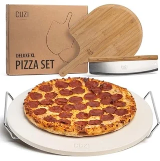 Gourmet XL Pizzasteenset - 3-delig