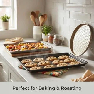 Griddle Set 3-delig + 32 cm Pizza Bakplaat