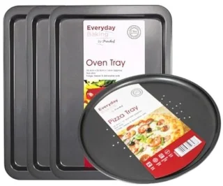 Griddle Set 3-delig + 32 cm Pizza Bakplaat