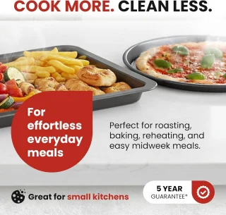 Griddle Set 3-delig + 32 cm Pizza Bakplaat - Medium Ovenbakplaten