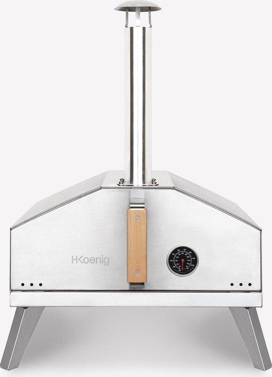 H. Koenig Gino440 Gas Pizzaoven RVS