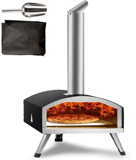 Happyment Houtgestookte Pizza Oven Buiten Steenoven