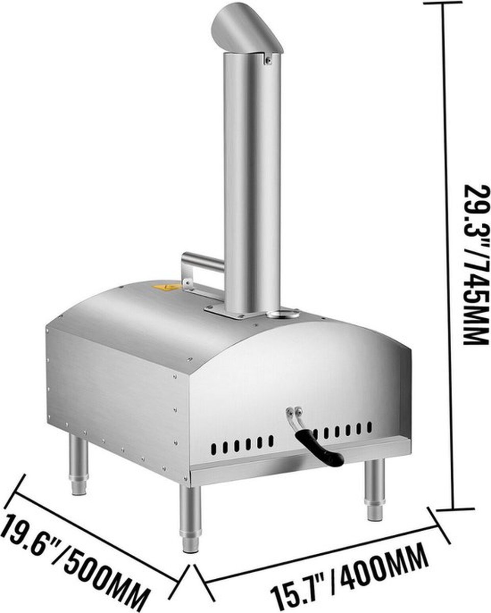 Wat vinden we goed aan de Happyment Houtgestookte Pizza Oven Buitensteen