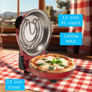 Hausberg HB-675RS Elektrische Pizzaoven