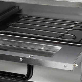 HCB® Dubbele Horeca Pizzaoven 2x40 cm RVS