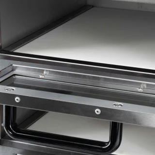HCB® Dubbele Horeca Pizzaoven 2x40 cm RVS