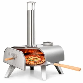 HEAT Outdoor Living Pellet pizzaoven van RVS