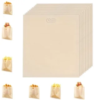 Herbruikbare toasterzakken, set van 10