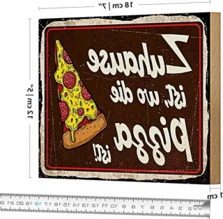 Houten decoratiebord