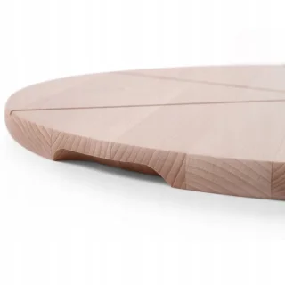 Houten pizza serveer- en snijplank met handvat