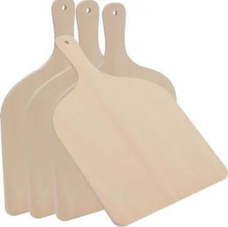 Houten pizza spelset van 4 stukken