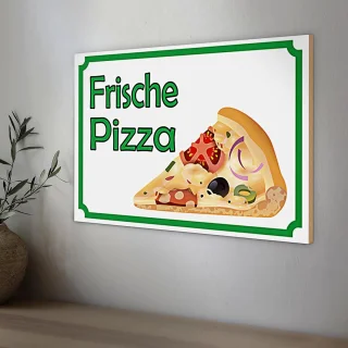 Houten pizzabord decoratieplaat