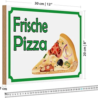 Houten pizzabord decoratieplaat