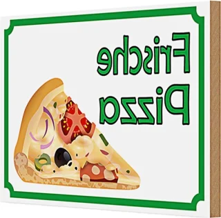 Houten pizzabord decoratieplaat