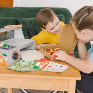Houten Pizzacorner Speelset