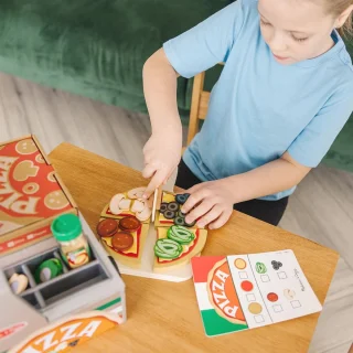 Houten Pizzacorner Speelset